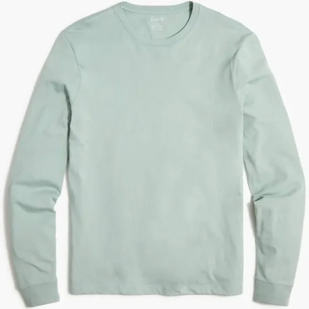 J Crew Factory Mens M Long-sleeve washed jersey tee Stone Blue
Item 03448 - Picture 1 of 4